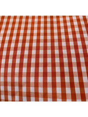 Red & White Gingham Cotton Fabric Fat Quarter 18"x22" Sewing Quilting Craft